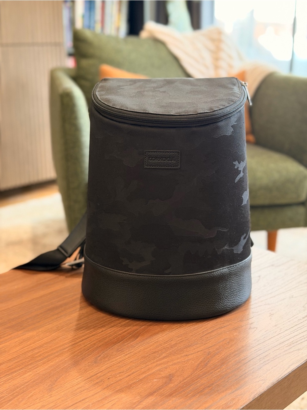 Corkcicle Eola Bucket Wine Cooler Bag Backpack Insualted Black Camo Camping - Picture 2 of 10